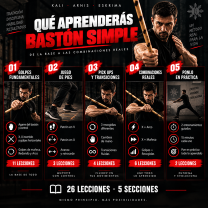 Curso Online de Kali, Arnis y Eskrima desde Casa